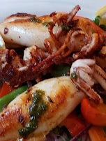 Gegrillte Calamaris