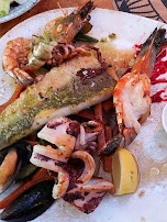 Gegrillte Fischplatte